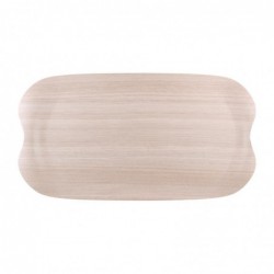 Plateau de service Roltex Wave 43x23cm bois clair veiné DS021 Roltex