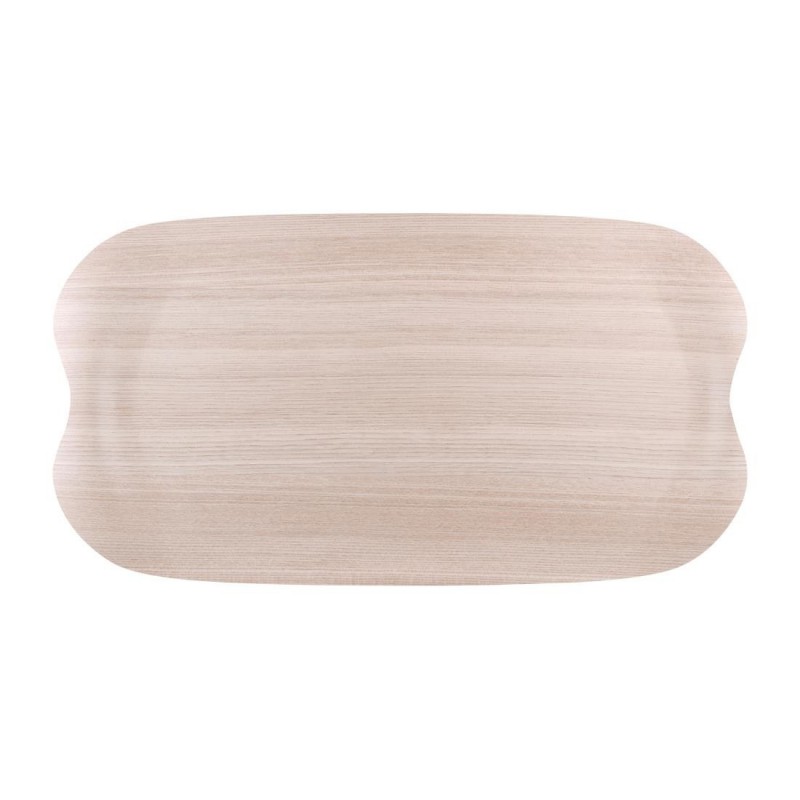 Plateau de service Roltex Wave 43x23cm bois clair veiné DS021 Roltex Plateau de service Roltex Wave 43x23cm bois clair veiné DS021 Roltex