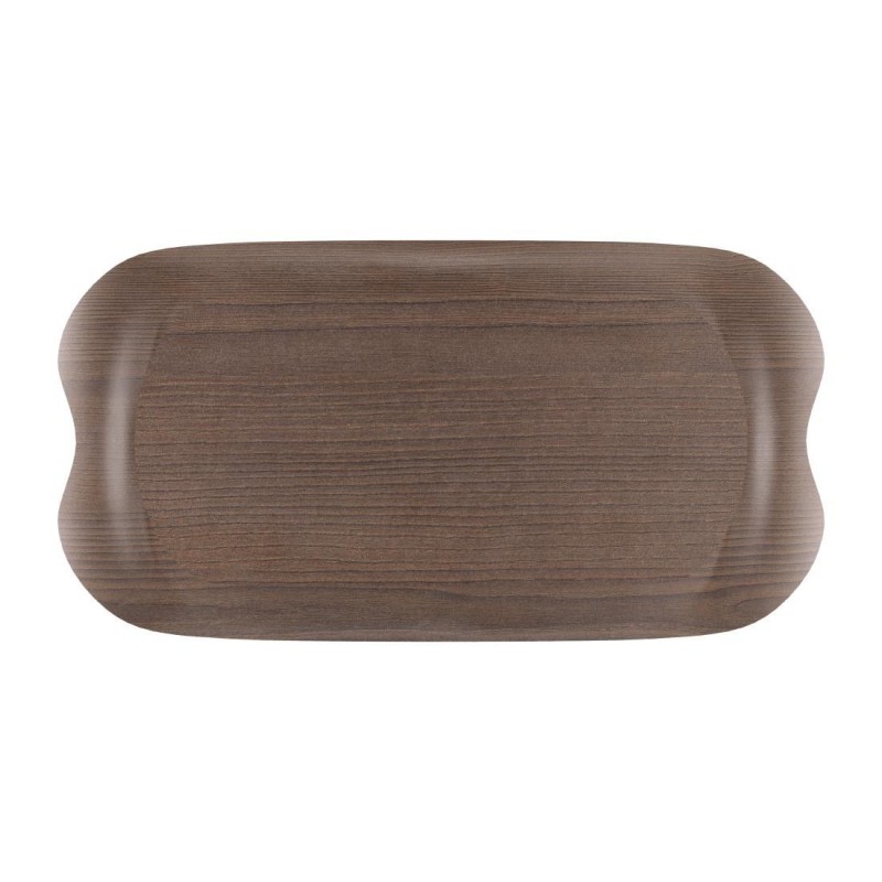 Plateau de service Roltex Wave 43x23cm palissandre veiné DS023 Roltex Plateau de service Roltex Wave 43x23cm palissandre veiné DS023 Roltex