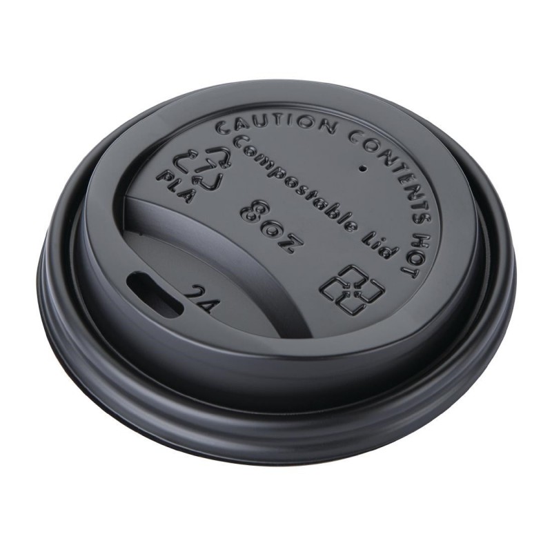 Couvercles gobelets boissons chaudes CPLA compostables Fiesta Compostable 225 ml (lot de 1000) DS052 Fiesta Couvercles gobelets boissons chaudes CPLA compostables Fiesta Compostable 225 ml (lot de 1000) DS052 Fiesta