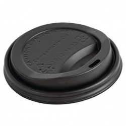 Couvercles gobelets boissons chaudes CPLA compostables Fiesta Compostable 340 ml (lot de 1000) DS053 Fiesta