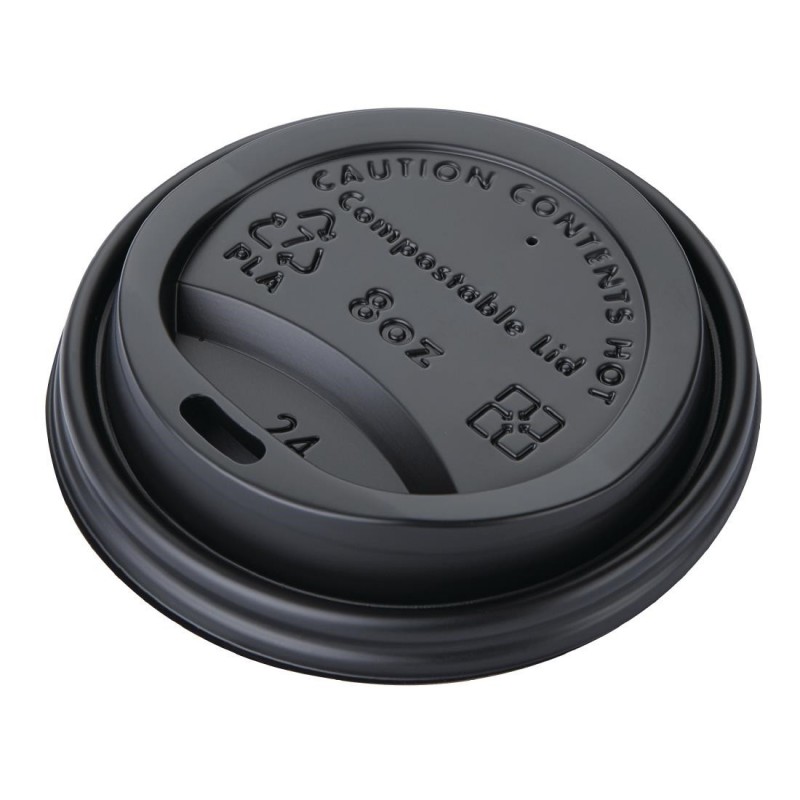 Couvercles gobelets boissons chaudes CPLA compostables Fiesta Compostable 225 ml (lot de 50) DS054 Fiesta Couvercles gobelets boissons chaudes CPLA compostables Fiesta Compostable 225 ml (lot de 50) DS054 Fiesta