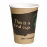 Gobelets boissons chaudes PLA simple paroi compostables 34 cl Fiesta Compostable (x1000) DS058 Fiesta Compostable