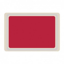 Plateau de service en polyester Roltex Euronorme 530x370mm rouge DS081 Roltex