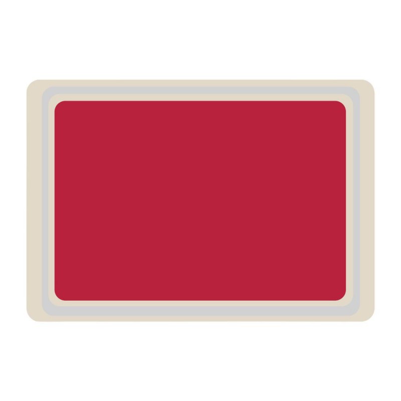Plateau de service en polyester Roltex Euronorme 530x370mm rouge DS081 Roltex Plateau de service en polyester Roltex Euronorme 530x370mm rouge DS081 Roltex