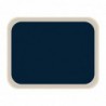 Plateau de service en polyester Roltex standard 455x355mm bleu DS086 Roltex