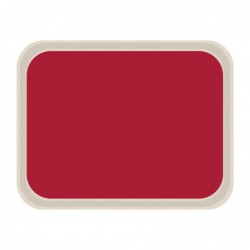 Plateau de service en polyester Roltex America 460 x 360mm rouge DS087 Roltex