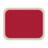 Plateau de service en polyester Roltex America 460 x 360mm rouge DS087 Roltex
