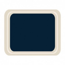 Plateau de service en polyester Roltex Cafétéria 325 x 265mm bleu DS089 Roltex