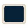 Plateau de service en polyester Roltex Cafétéria 325 x 265mm bleu DS089 Roltex