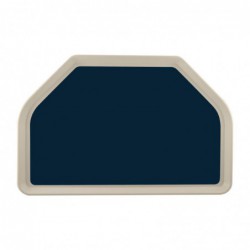Plateau de service en polyester Roltex Trapèze GN 500x325mm bleu DS092 Roltex