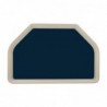 Plateau de service en polyester Roltex Trapèze GN 500x325mm bleu DS092 Roltex