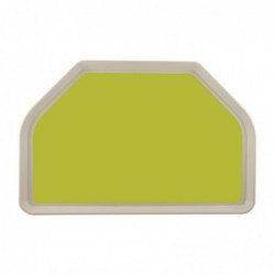 Plateau de service en polyester Roltex Trapèze GN 500x325mm vert DS094 Roltex