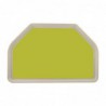 Plateau de service en polyester Roltex Trapèze GN 500x325mm vert DS094 Roltex