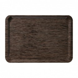 Plateau de service en mélamine Roltex Euronorme 530x370mm wengé DS095 Roltex