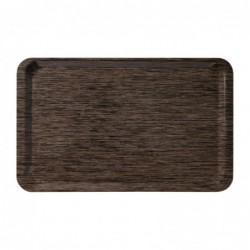 Plateau de service en mélamine Roltex GN1/1 530x325mm wengé DS096 Roltex
