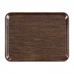 Plateau de service en mélamine Roltex Self 46x36cm wengé DS097 Roltex