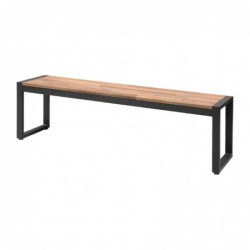 Bancs industriels en acier et acacia Bolero 160 cm (lot de 2) DS158 Bolero