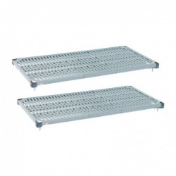 Etagères Max Q Metro 1220 x 460mm (lot de 2) DS412 Metro