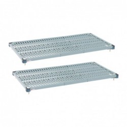 Etagères Max Q Metro 1220 x 610mm (lot de 2) DS416 Metro