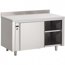 Armoire chauffante inox avec dosseret Gastro M 850x1000x700mm DS435 Gastro M