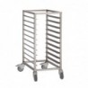 Chariot à glissières inox Gastro M GN 1/1 10 niveaux DS454 Gastro M