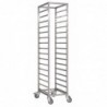 Chariot à glissières inox Gastro M GN 2/1 18 niveaux DS458 Gastro M