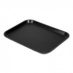 Plateau rectangulaire antidérapant en fibre de verre Cambro EpicTread noir 350mm DS516 Cambro