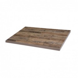 Plateau de table rectangulaire pré-percé Bolero urban foncé 700mm DT440 Bolero