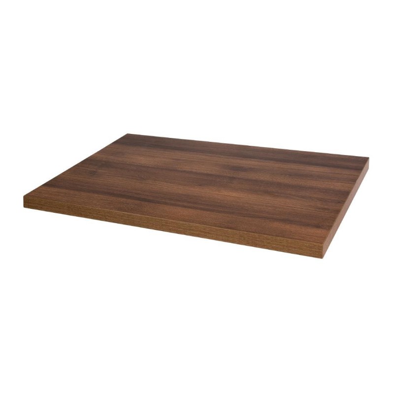 Plateau de table rectangulaire pré-percé Bolero chêne rustique 700mm DT442 Bolero Plateau de table rectangulaire pré-percé Bolero chêne rustique 700mm DT442 Bolero