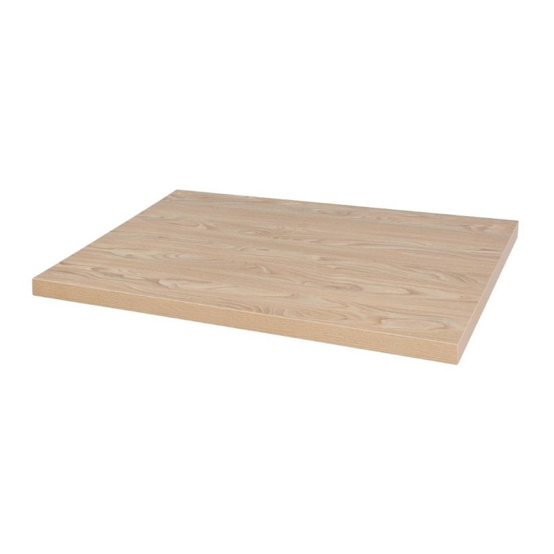 Plateau de table rectangulaire pré-percé Bolero naturel antique 700mm DT443 Bolero Plateau de table rectangulaire pré-percé Bolero naturel antique 700mm DT443 Bolero