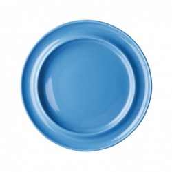 Assiettes bord surélevé Heritage Olympia bleues 253mm (lot de 4) DW141 Olympia