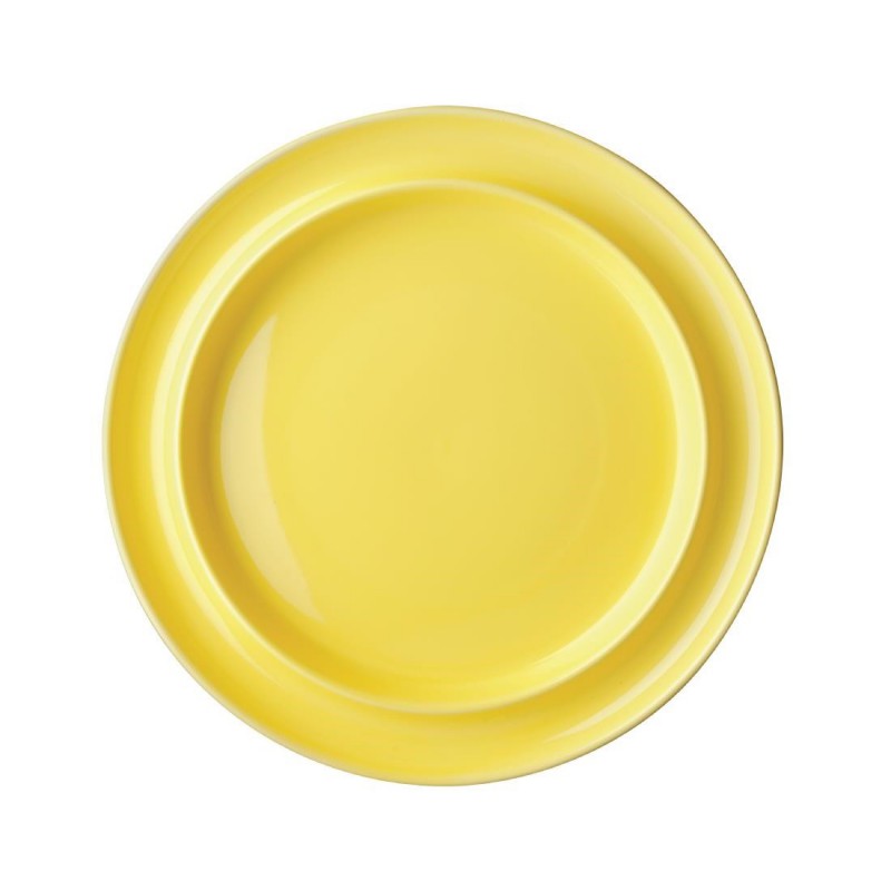 Assiettes bord surélevé Heritage Olympia jaunes 253mm (lot de 4) DW147 Olympia Assiettes bord surélevé Heritage Olympia jaunes 253mm (lot de 4) DW147 Olympia