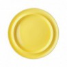 Assiettes bord surélevé Heritage Olympia jaunes 253mm (lot de 4) DW147 Olympia