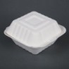 Boîtes à hamburger en bagasse Fiesta Compostable 152mm (Lot de 500) DW246 Fiesta