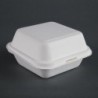 Boîtes à hamburger en bagasse Fiesta Compostable 155mm (Lot de 500) DW247 Fiesta