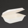 Barquettes à charnière en bagasse compostables Fiesta Compostable 18