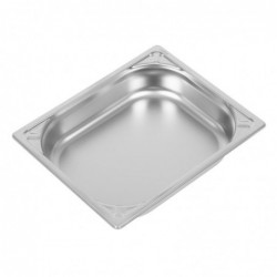 Bac inox 18/10 GN 1/2 professionnel Vogue 65mm DW438 Vogue