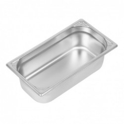 Bac inox 18/10 GN 1/3 professionnel Vogue 100mm DW443 Vogue