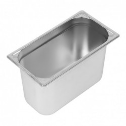 Bac inox 18/10 GN 1/3 professionnel Vogue 200mm DW445 Vogue