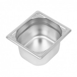 Bac inox 18/10 GN 1/6 professionnel Vogue 100mm DW450 Vogue