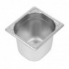 Bac inox 18/10 GN 1/6 professionnel Vogue 150mm DW451 Vogue