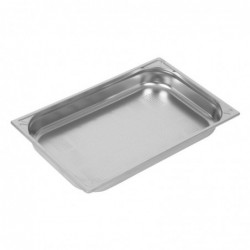 Bac inox 18/10 perforé GN 1/1 professionnel Vogue 65mm DW461 Vogue