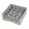 Casier à verres 16 compartiments Camrack Cambro beige hauteur max 133mm DW551 Cambro