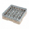 Casier à verres 36 compartiments Camrack Cambro beige hauteur max 92mm DW558 Cambro