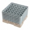 Casier à verres 36 compartiments Camrack Cambro beige hauteur max 257mm DW559 Cambro