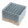 Casier à verres 49 compartiments Camrack Cambro beige hauteur max 257mm DW562 Cambro