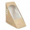 Boîtes sandwichs triangles kraft standards Vegware 65mm (x500) DW624 Vegware