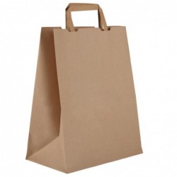 Grands sacs compostables en papier recyclé Vegware largeur 25 cm (x250) DW628 Vegware