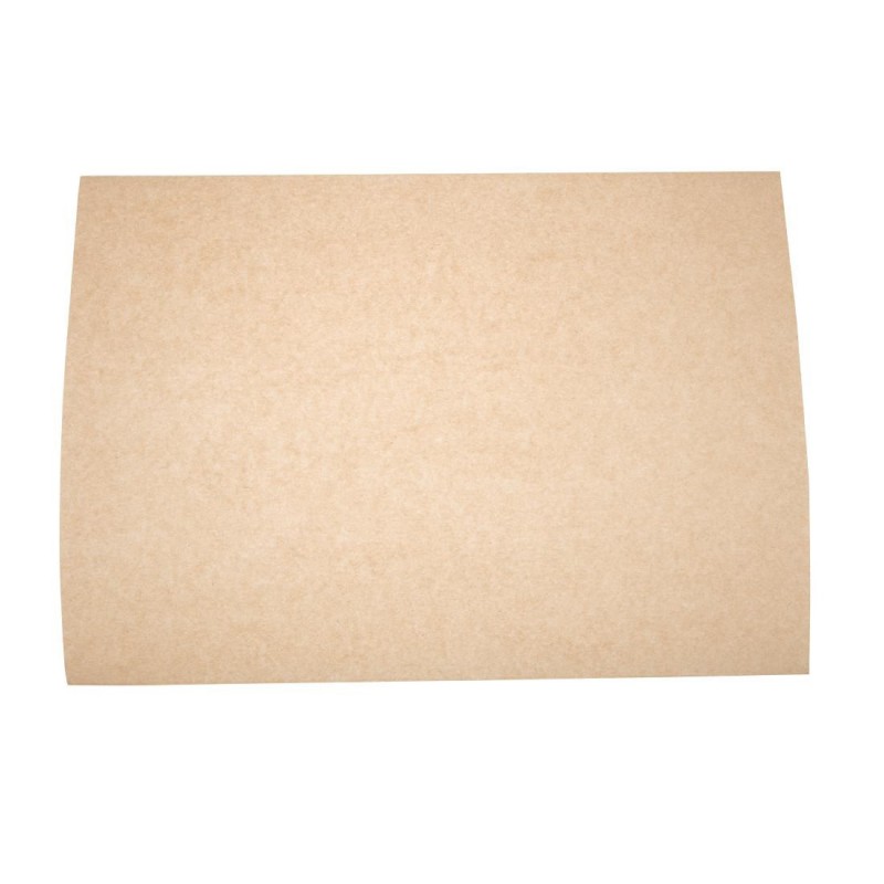 Papier sulfurisé non blanchi compostable Vegware 38 x 27